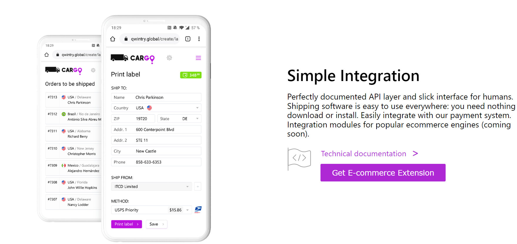 Full shipment solution
